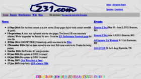 What Z31.com website looked like in 2016 (8 years ago)