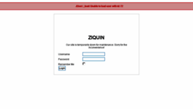 What Ziquin.com website looked like in 2016 (8 years ago)