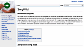 What Zorgverzekering.info website looked like in 2016 (8 years ago)