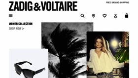 What Zadigetvoltaire.com website looked like in 2016 (7 years ago)