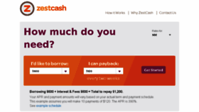 What Zestcash.com website looked like in 2016 (8 years ago)