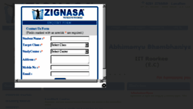 What Zignasa.com website looked like in 2016 (8 years ago)