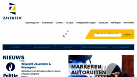 What Zaventem.be website looked like in 2016 (7 years ago)