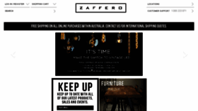 What Zaffero.com.au website looked like in 2016 (8 years ago)