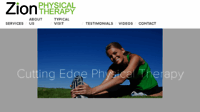What Zionphysicaltherapy.com website looked like in 2016 (7 years ago)