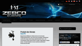 What Zebco-europe.biz website looked like in 2016 (8 years ago)