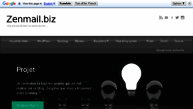 What Zenmail.biz website looked like in 2016 (9 years ago)