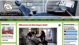 What Zahnungarn.de website looked like in 2016 (7 years ago)