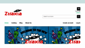 What Ziraxia.com website looked like in 2016 (8 years ago)
