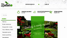 What Zielen24.pl website looked like in 2016 (7 years ago)