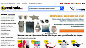 What Zentrada.nl website looked like in 2016 (7 years ago)