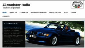 What Z3roadster.it website looked like in 2016 (7 years ago)