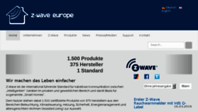 What Zwaveeurope.com website looked like in 2016 (7 years ago)