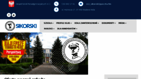 What Zsp1-sikorski.pl website looked like in 2016 (7 years ago)