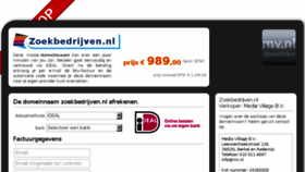 What Zoekbedrijven.nl website looked like in 2016 (7 years ago)