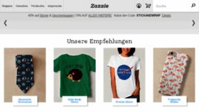 What Zazzle.ch website looked like in 2016 (7 years ago)