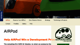 What Zeropollutionmotors.us website looked like in 2016 (10 years ago)