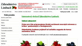 What Zahradnictvolimbach.sk website looked like in 2016 (7 years ago)