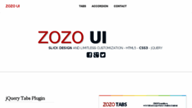 What Zozoui.com website looked like in 2016 (7 years ago)