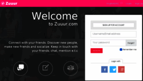 What Zuuur.com website looked like in 2016 (7 years ago)
