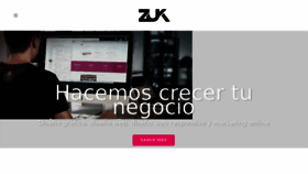 What Zuk.es website looked like in 2016 (7 years ago)