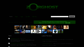 What Zorghost.com website looked like in 2016 (7 years ago)