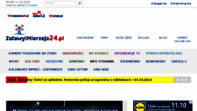 What Zulawyimierzeja24.pl website looked like in 2016 (7 years ago)