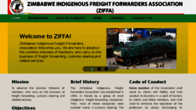What Ziffa.org website looked like in 2016 (7 years ago)