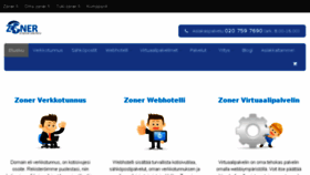 What Zoner-asiakas.fi website looked like in 2016 (7 years ago)