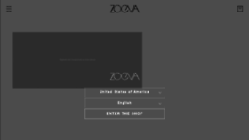 What Zoeva.de website looked like in 2016 (7 years ago)