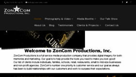 What Zoncom.com website looked like in 2016 (7 years ago)