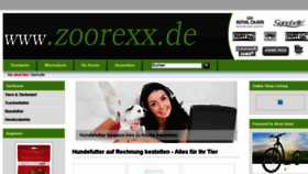 What Zoorexx.de website looked like in 2016 (7 years ago)