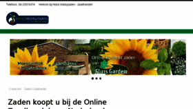What Zaden-zaadhandel.nl website looked like in 2016 (7 years ago)