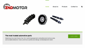 What Zndmotor.com website looked like in 2016 (7 years ago)