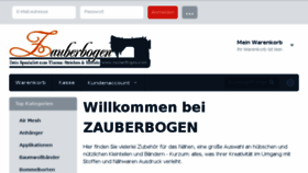 What Zauberbogen.com website looked like in 2016 (7 years ago)