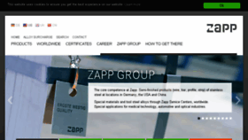 What Zapp.com website looked like in 2016 (7 years ago)