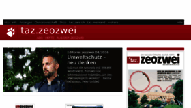 What Zeozwei.de website looked like in 2016 (7 years ago)