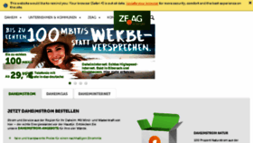 What Zeag-energie.de website looked like in 2016 (7 years ago)
