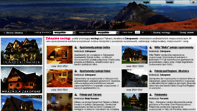 What Zakopane-kwatery.pl website looked like in 2016 (7 years ago)