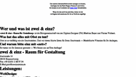 What Zweiundeinz.de website looked like in 2016 (7 years ago)