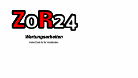 What Zor24.de website looked like in 2016 (7 years ago)