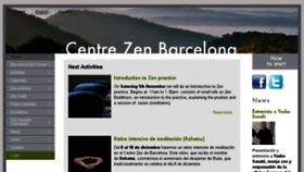 What Zenbarcelona.org website looked like in 2016 (7 years ago)