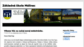 What Zsmalinec.sk website looked like in 2016 (7 years ago)
