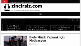 What Zincirsiz.com website looked like in 2016 (7 years ago)