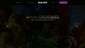 What Zealous.co website looked like in 2016 (8 years ago)