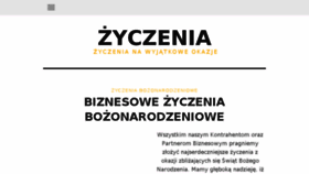 What Zyczenia.biz website looked like in 2016 (7 years ago)