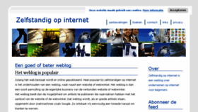 What Zelfstandig-op-internet.nl website looked like in 2016 (7 years ago)