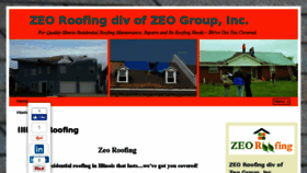 What Zeoroofing.com website looked like in 2016 (7 years ago)