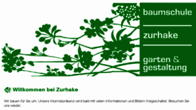 What Zurhake-gartengestaltung.de website looked like in 2016 (7 years ago)