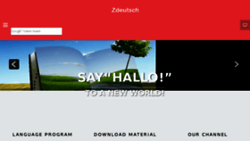 What Zdeutsch.com website looked like in 2016 (7 years ago)